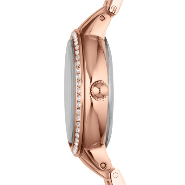 Fossil Virginia 30mm Rose-Tone Stainless Steel Watch - Preorder