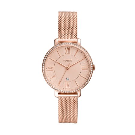 Fossil Jacqueline 36mm Three-Hand Date Stainless Steel Watch - Preorder