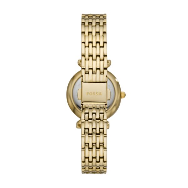 Fossil Carlie Mini 28mm Three-Hand Stainless Steel Watch - Preorder