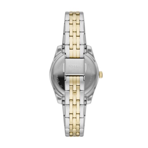 Fossil Scarlette 33mm Three-Hand Date Stainless Steel Watch - Preorder