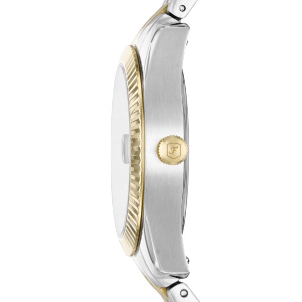 Fossil Scarlette 33mm Three-Hand Date Stainless Steel Watch - Preorder