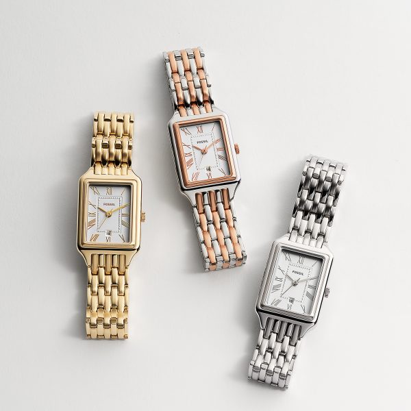 Fossil Raquel 23mm Three-Hand Date Stainless Steel Watch - Preorder
