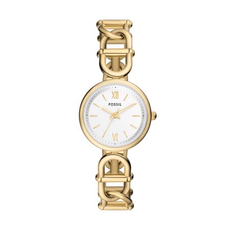 Fossil Carlie 30mm Three-Hand Stainless Steel Watch - Preorder