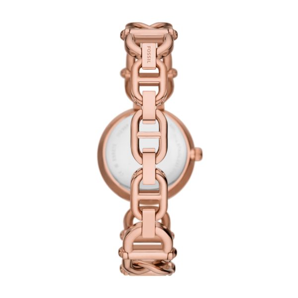 Fossil Carlie 30mm Three-Hand Stainless Steel Watch - Preorder