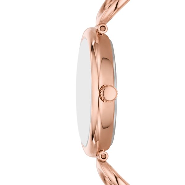 Fossil Carlie 30mm Three-Hand Stainless Steel Watch - Preorder