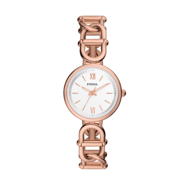 Fossil Carlie 30mm Three-Hand Stainless Steel Watch - Preorder