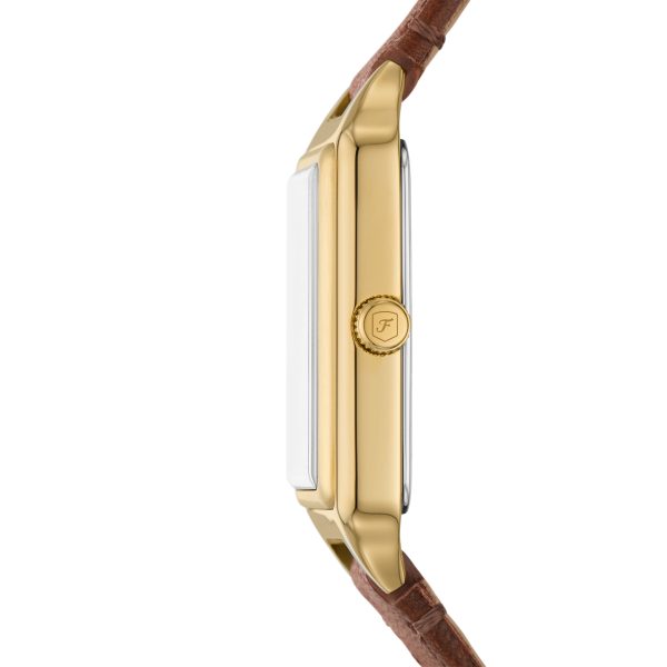 Fossil Raquel 23mm Three-Hand Date Leather Watch - Preorder