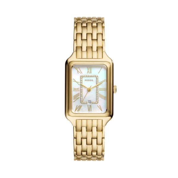 Fossil Raquel 26mm Three-Hand Date Stainless Steel Watch - Preorder