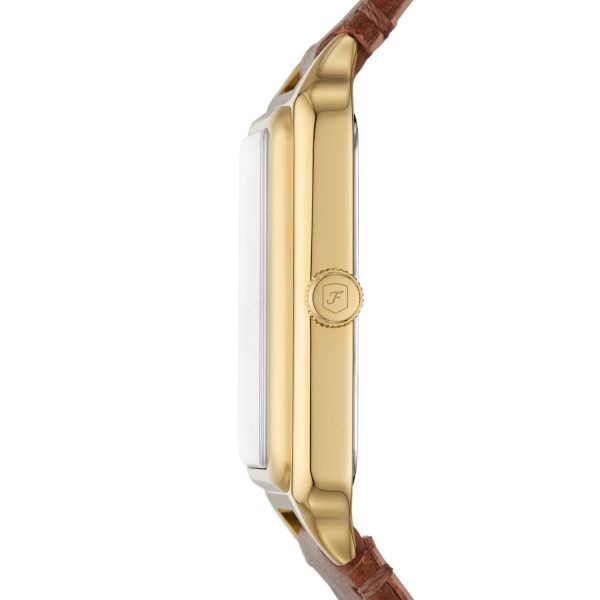 Fossil Raquel 26mm Three-Hand Date Leather Watch - Preorder