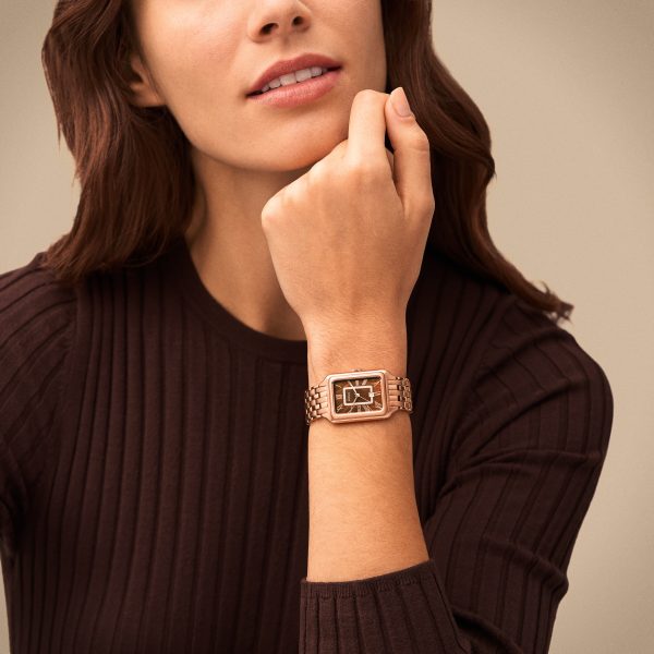 Fossil Raquel 26mm Three-Hand Date Stainless Steel Watch - Preorder