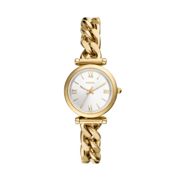 Fossil Carlie Mini 28mm Three-Hand Stainless Steel Watch - Preorder