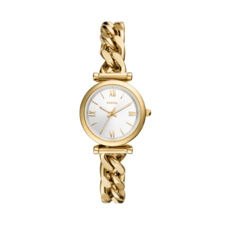 Fossil Carlie Mini 28mm Three-Hand Stainless Steel Watch - Preorder