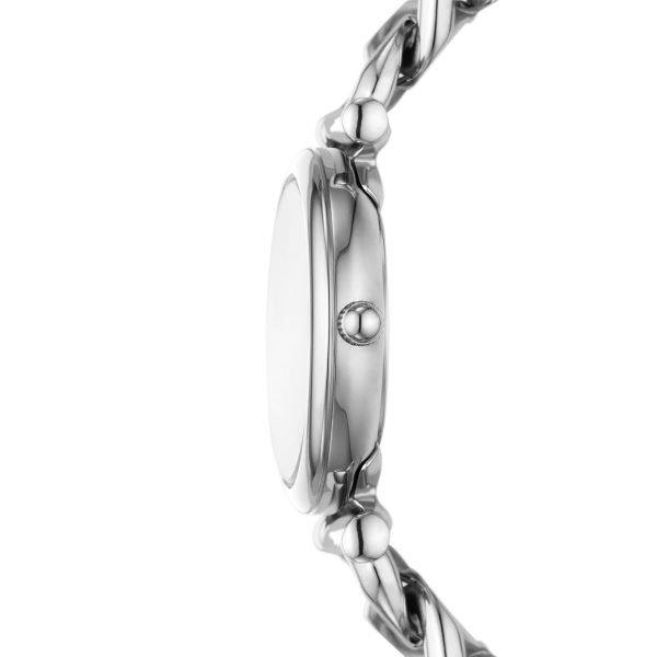 Fossil Carlie Mini 28mm Three-Hand Stainless Steel Watch - Preorder