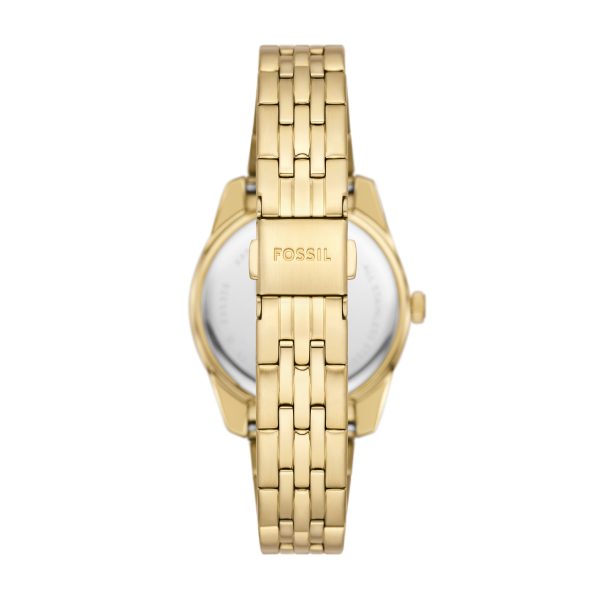 Fossil Scarlette 33mm Three-Hand Date Stainless Steel Watch - Preorder