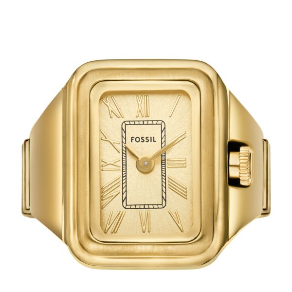 Fossil Raquel Watch Ring 14mm Two-Hand Stainless Steel - Preorder