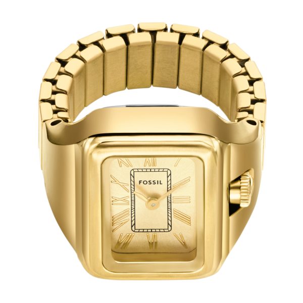 Fossil Raquel Watch Ring 14mm Two-Hand Stainless Steel - Preorder