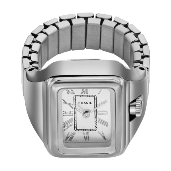 Fossil Raquel Watch Ring 14mm Two-Hand Stainless Steel - Preorder