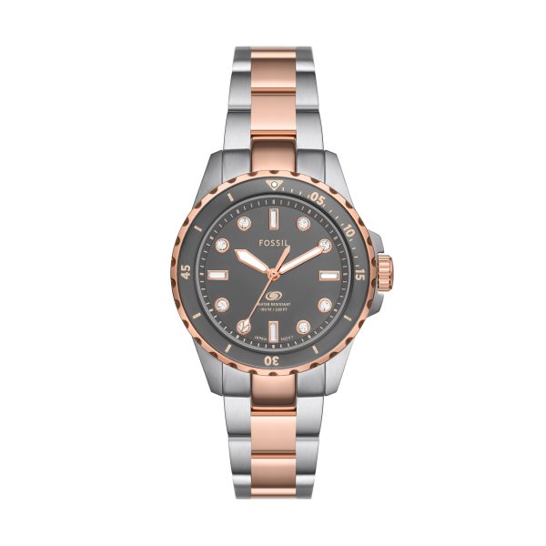 Fossil Dive 36mm Three-Hand Stainless Steel Watch - Preorder