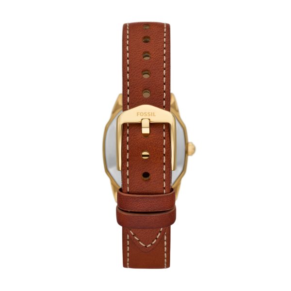 Fossil Harlow 27mm Three-Hand Leather Watch - Preorder