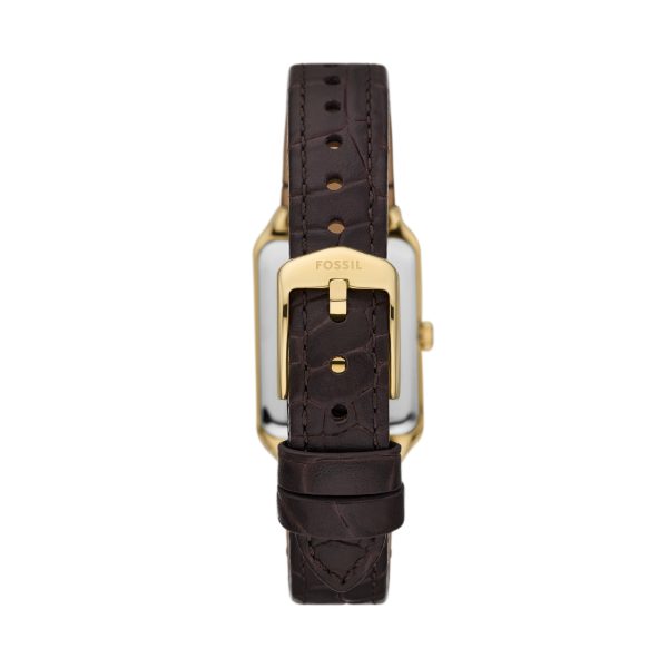 Fossil Raquel 23mm Three-Hand Date Croco LiteHide™ Leather Watch - Preorder