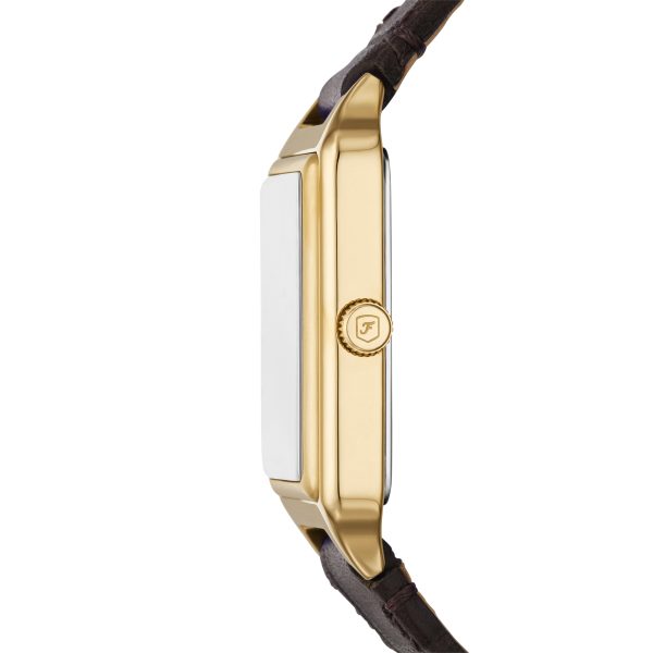 Fossil Raquel 23mm Three-Hand Date Croco LiteHide™ Leather Watch - Preorder