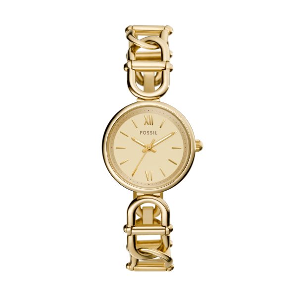 Fossil Carlie 30mm Three-Hand Stainless Steel Watch - Preorder