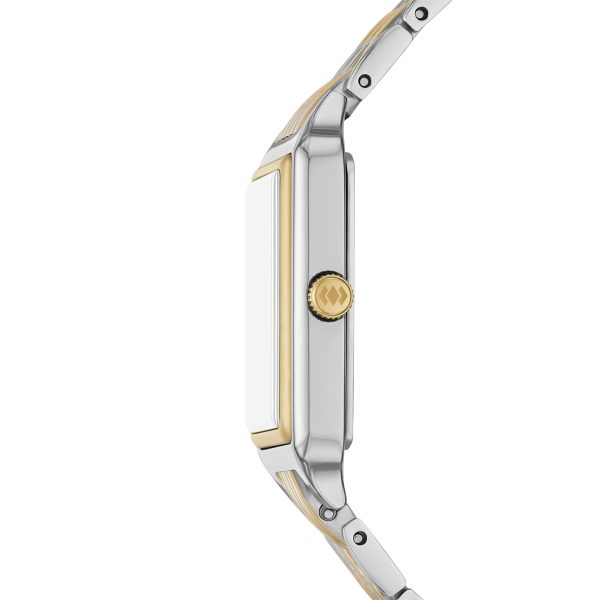 Fossil Raquel 23mm Three-Hand Date Stainless Steel Watch and Bracelet Set - Preorder