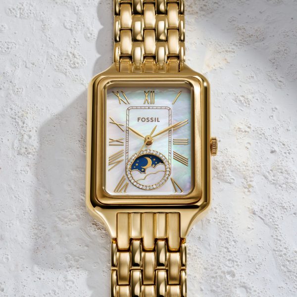 Fossil Raquel 29mm Sun Moon Multifunction Stainless Steel Watch - Preorder