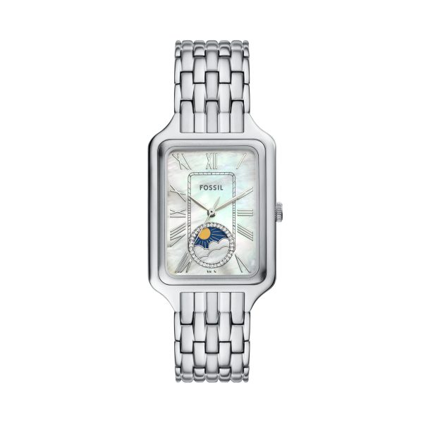 Fossil Raquel 29mm Sun Moon Multifunction Stainless Steel Watch - Preorder
