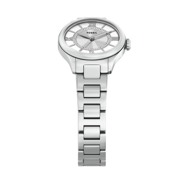 Fossil Gilmore 28mm Three-Hand Stainless Steel Watch - Preorder