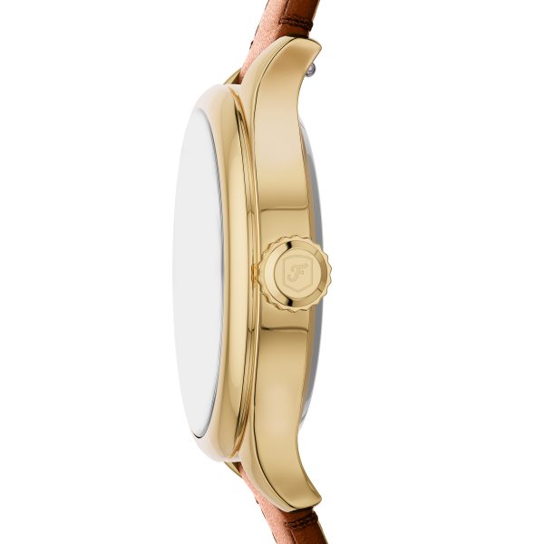 Fossil Gilmore 28mm Three-Hand Leather Watch - Preorder