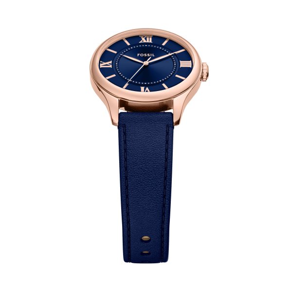 Fossil Gilmore 28mm Three-Hand Leather Watch - Preorder