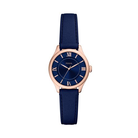 Fossil Gilmore 28mm Three-Hand Leather Watch - Preorder