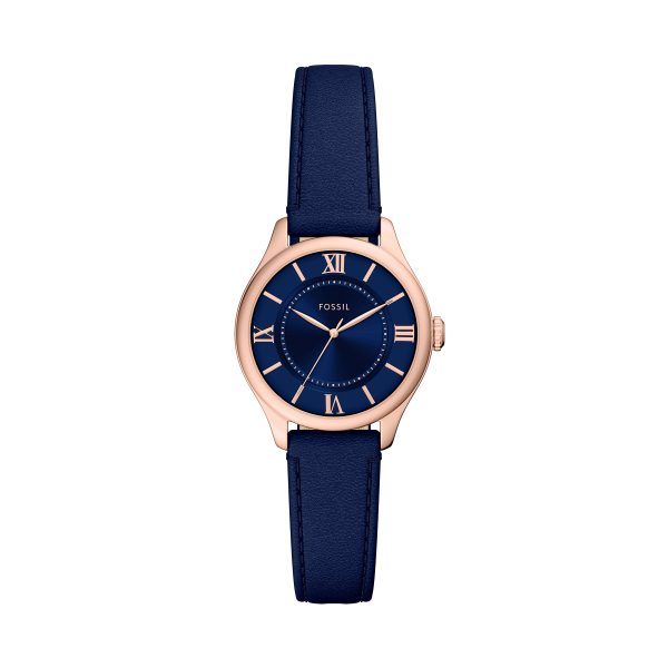 Fossil Gilmore 28mm Three-Hand Leather Watch - Preorder