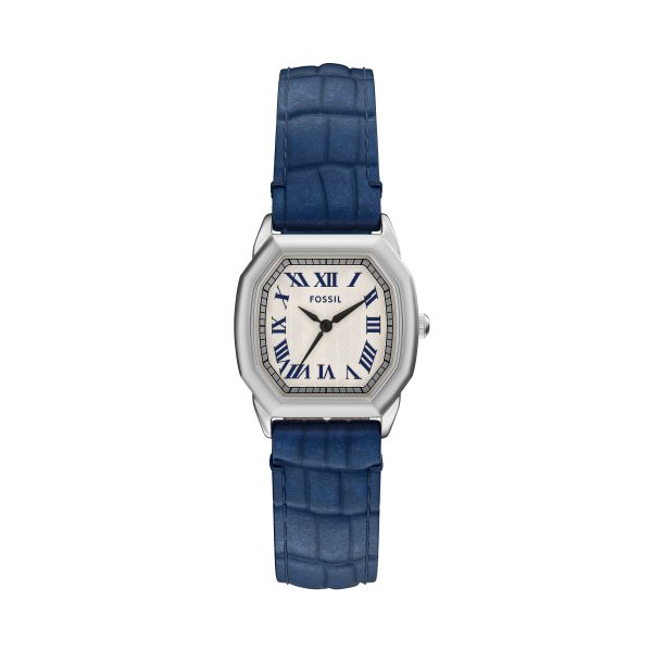 Fossil Harlow 27mm Three-Hand Croco Leather Watch - Preorder