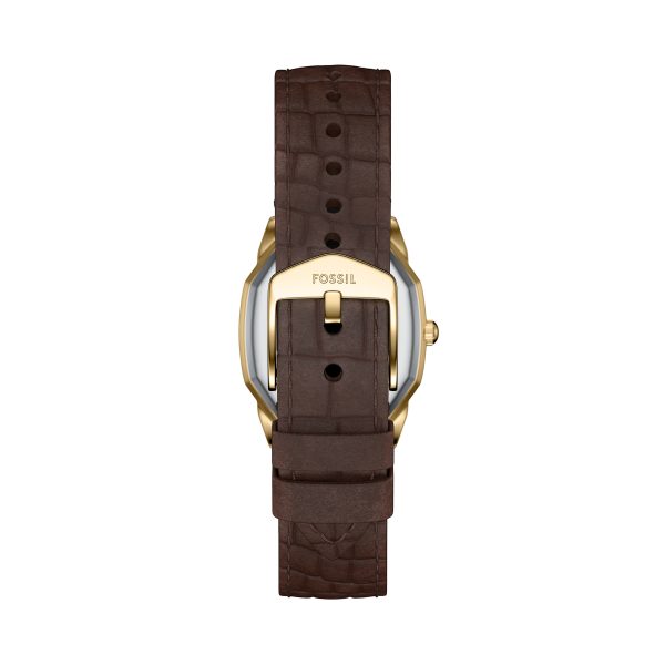 Fossil Harlow 27mm Three-Hand Croco Leather Watch - Preorder