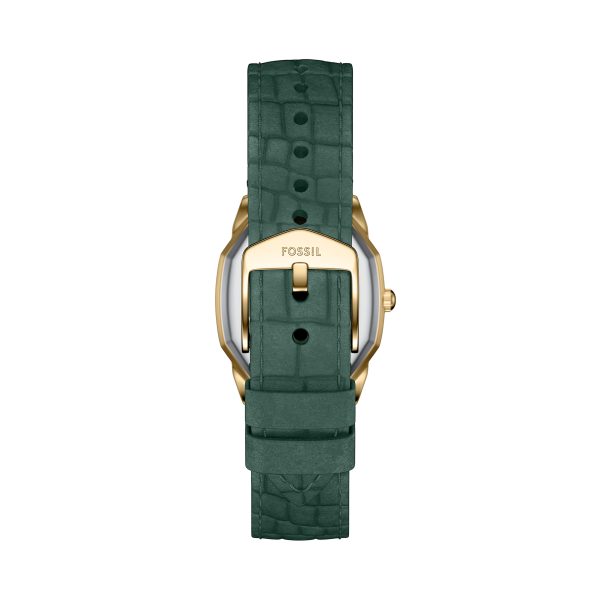 Fossil Harlow 27mm Three-Hand Croco Leather Watch - Preorder