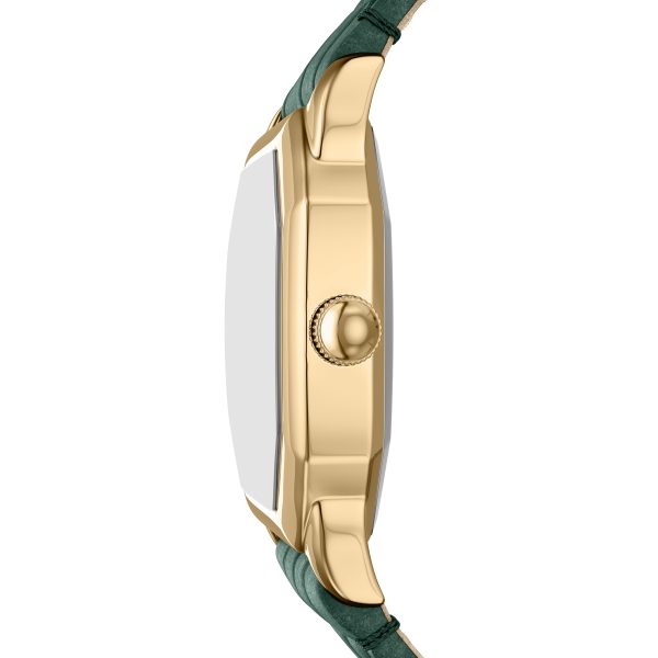 Fossil Harlow 27mm Three-Hand Croco Leather Watch - Preorder