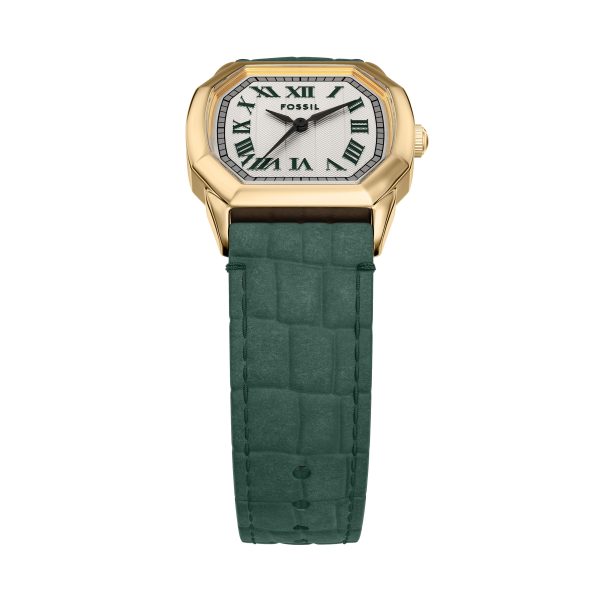 Fossil Harlow 27mm Three-Hand Croco Leather Watch - Preorder