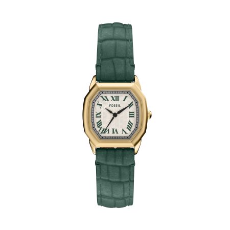Fossil Harlow 27mm Three-Hand Croco Leather Watch - Preorder