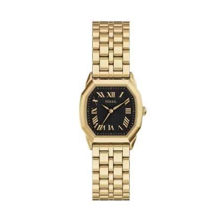 Gold-Tone / Black Dial