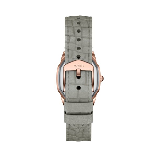 Fossil Harlow 27mm Three-Hand Croco Leather Watch - Preorder