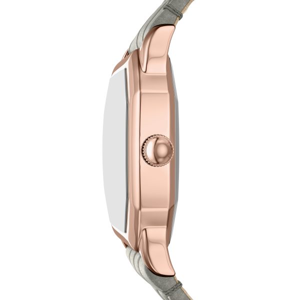 Fossil Harlow 27mm Three-Hand Croco Leather Watch - Preorder