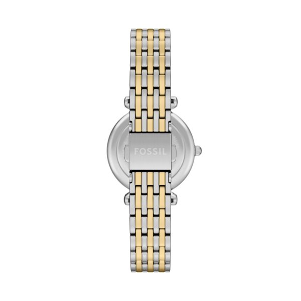 Fossil Carlie Mini 28mm Three-Hand Stainless Steel Watch - Preorder