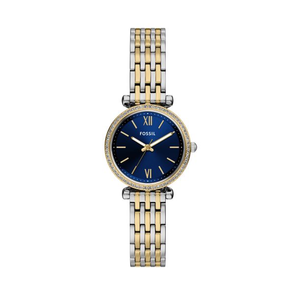 Fossil Carlie Mini 28mm Three-Hand Stainless Steel Watch - Preorder