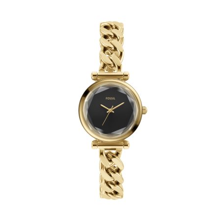 Gold-Tone / Black Dial