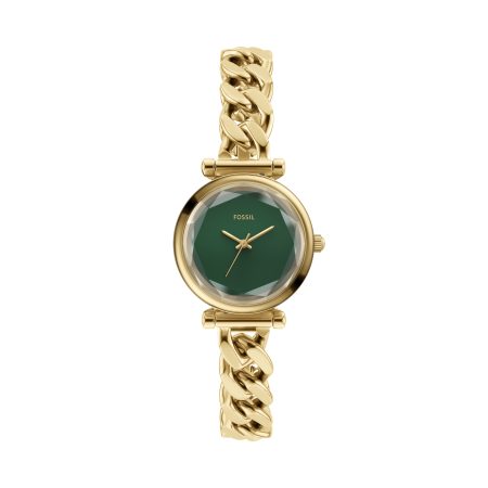 Gold-Tone / Green Dial