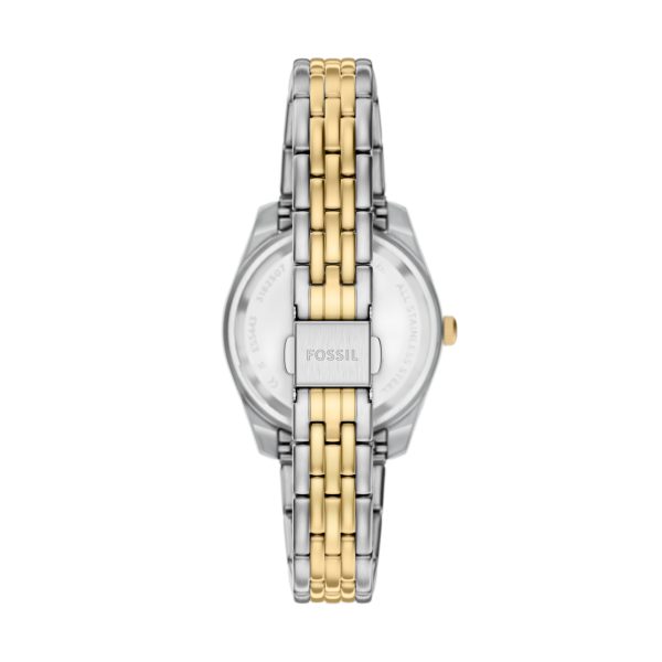 Fossil Scarlette 33mm Three-Hand Stainless Steel Watch - Preorder