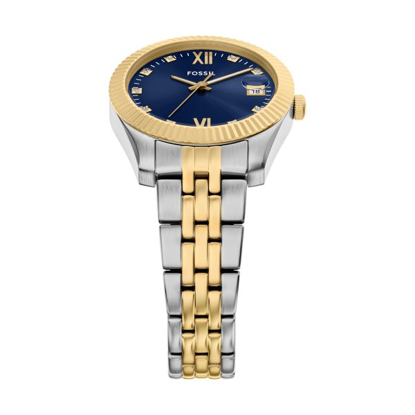 Fossil Scarlette 33mm Three-Hand Stainless Steel Watch - Preorder