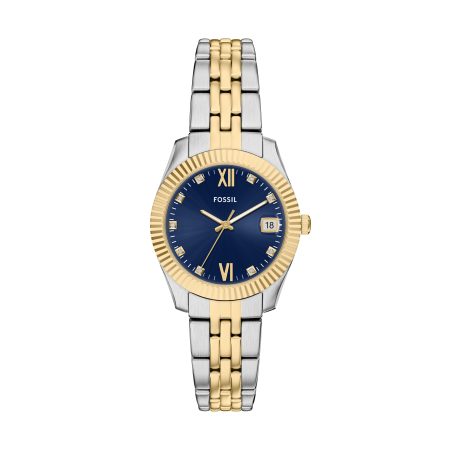 Fossil Scarlette 33mm Three-Hand Stainless Steel Watch - Preorder